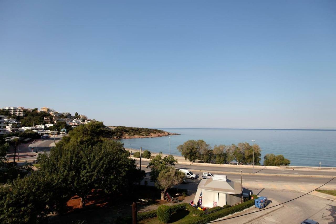 Seaside Renovated Top Floor Apartment Saronida Buitenkant foto