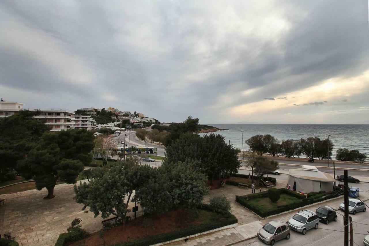 Seaside Renovated Top Floor Apartment Saronida Buitenkant foto