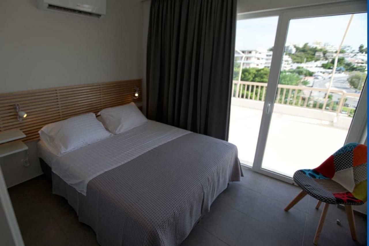 Seaside Renovated Top Floor Apartment Saronida Buitenkant foto